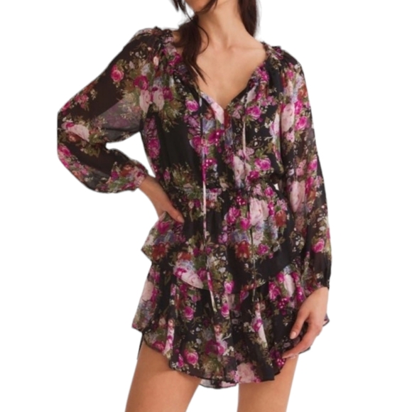 Popover Mini Dress - Midnight Muse - LoveShackFancy NWT - Picture 4 of 10